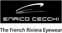 Logo EC Eyewear-blanc fond noir
